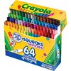 Crayola Washable Markers, Skinnies, Washable, 64 Set, Assorted CYO588764